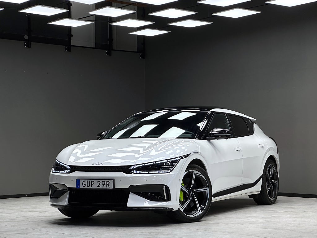 Kia EV6 GT 585 hk/Navi/Värmare/360°/Meridan Ljud/HUD/Carplay