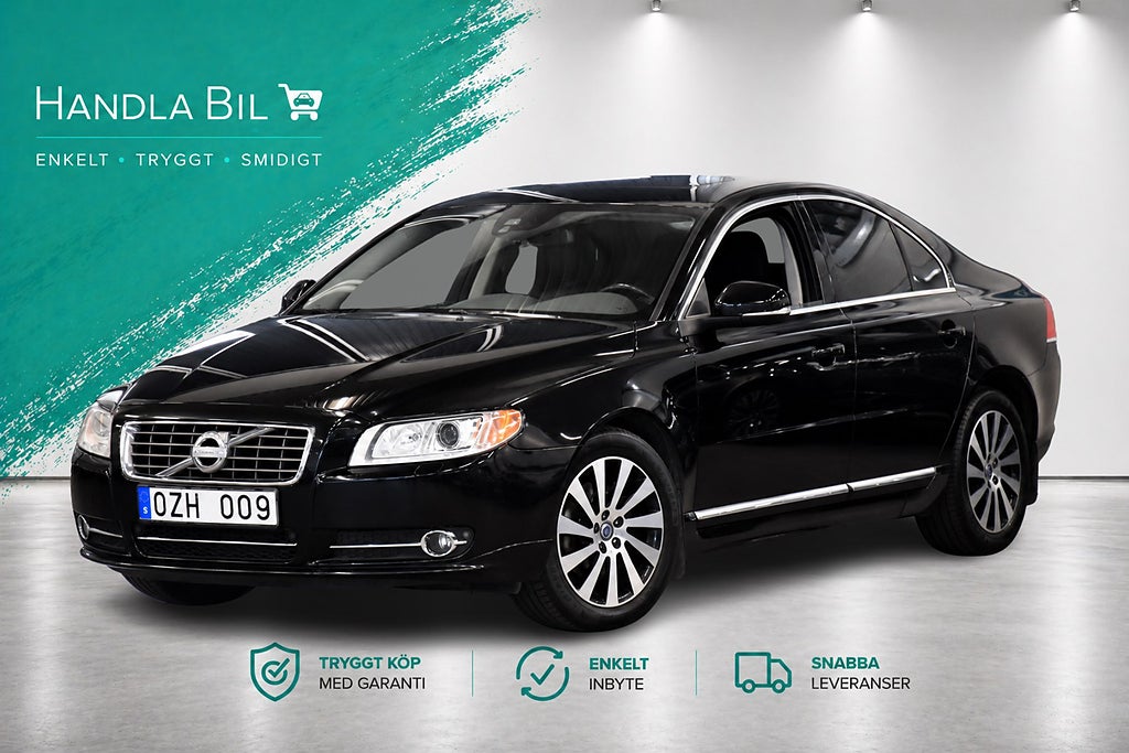 Volvo S80 D5 Summum Taklucka Drag D-Värm 1-ägare 215hk