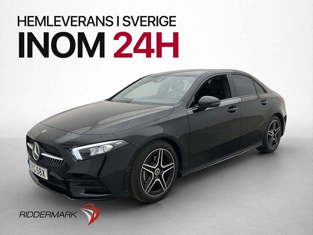 Mercedes-Benz A180 Sedan 136hk AMG Kamera CarPlay SV-Såld