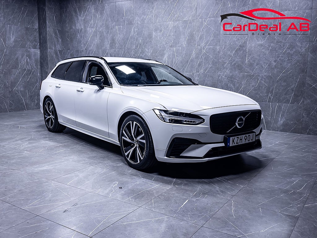 Volvo V90 Recharge T6 AWD R-Design Kamera BLIS CarPlay Elstolar