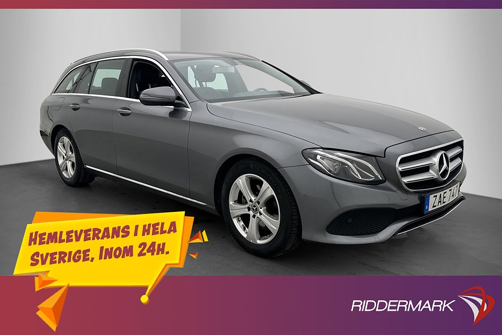 Mercedes-Benz E 200 T d 150hk Halvskinn Navi Kamera Drag