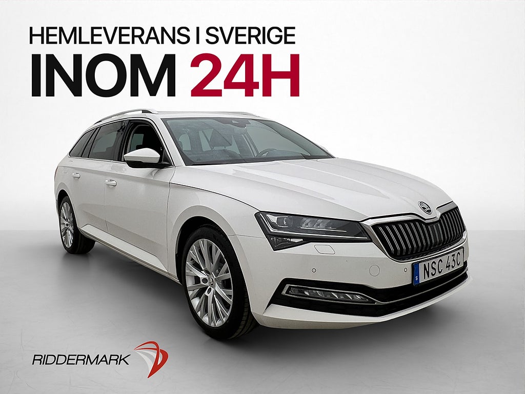 Skoda Superb TDI 200hk 4x4 Business Värm Skinn Cockpit Drag