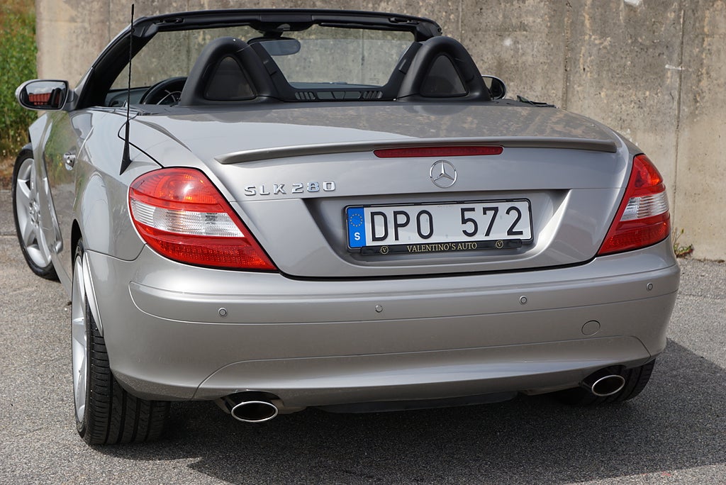 Mercedes-Benz SLK 280 7G-Tronic Cabriolet|Låga Mil|2-Brukare|18” AMG|