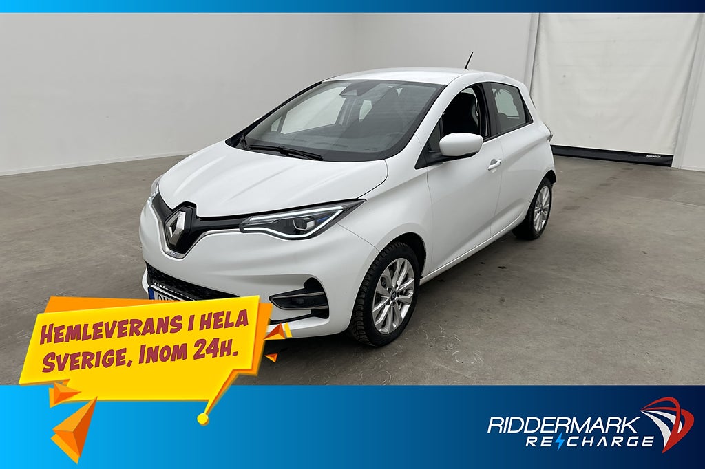 Renault Zoe R110 52 kWh Friköpt Batteri Kamera Rattvärme