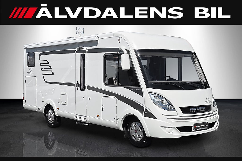 Hymer B 588 BiancoLine Alde/ AC-bodel/ ACC-bildel/ långbäddar