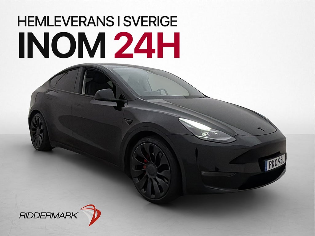 Tesla Model Y Performance AWD 534hk Värmepump AP Pano MOMS