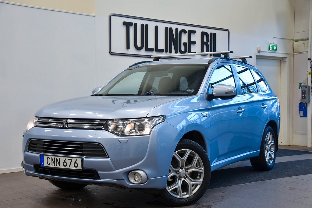 Mitsubishi Outlander PHEV Business Drag Kamera Navi Skinn 