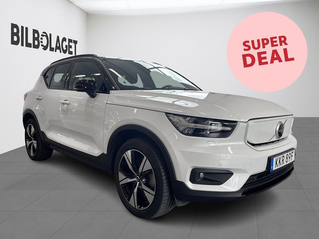 Volvo XC40 P8 AWD Recharge Pure Electric / Drag / tonade rutor * SUPERDEAL 