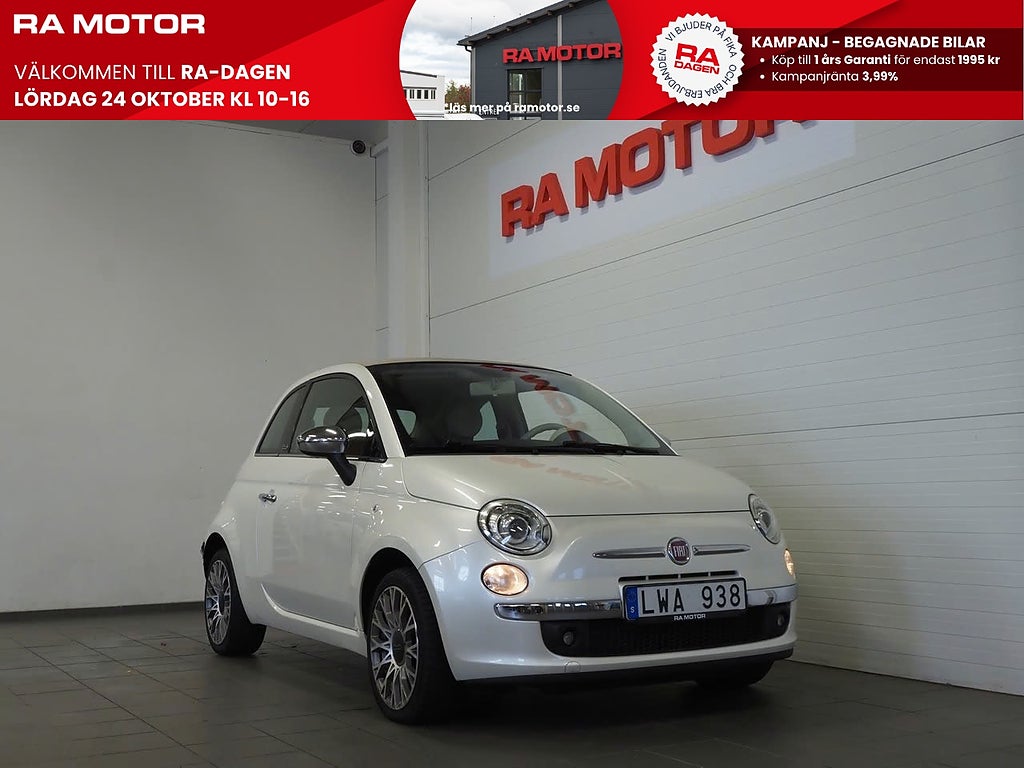 Fiat 500C 1.2 8V 69hk Lounge Cab | Skinn | 2012
