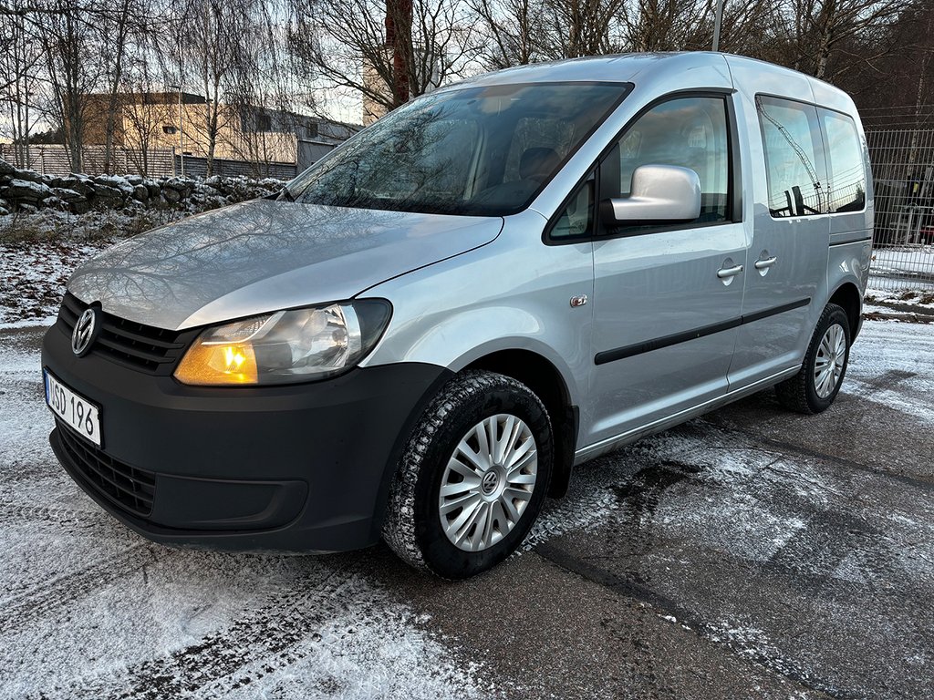 Volkswagen Caddy Life 2.0EcoFuel 109Hk 5-Sits Sv-Såld