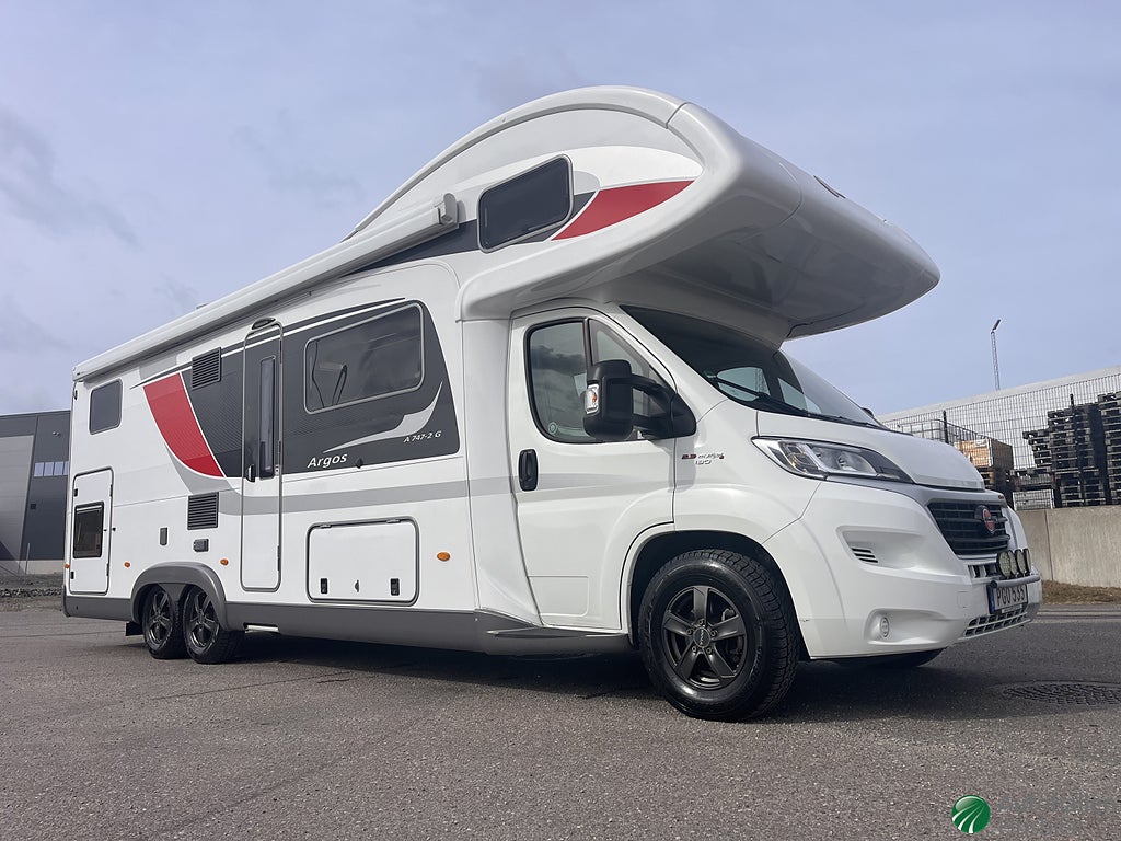 Bürstner Argos 747 / Hydrauliska stödben / Ac-bodel / Automat