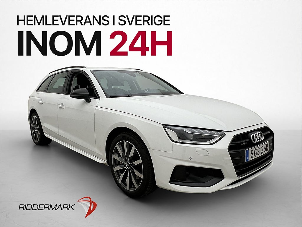 Audi A4 40 TDI Q 204hk Proline Advanced Värm Dragkrok