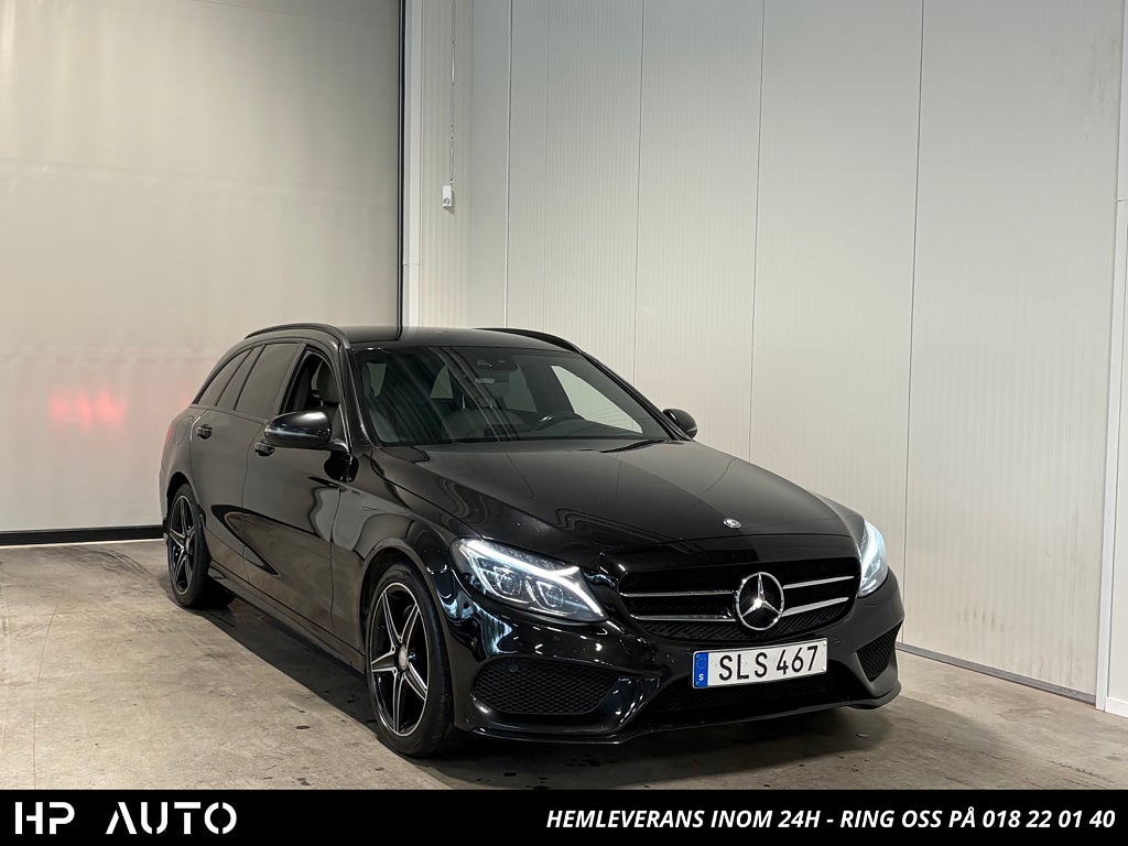 Mercedes-Benz C220 d 4M AMG Line Dragkrok D-värm Skinn Burmester