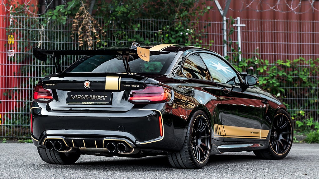MH2 630 är skapad av Manhart Performance för att hedra den nuvarande generationen av BMW M2. Foto: Manhart Performance