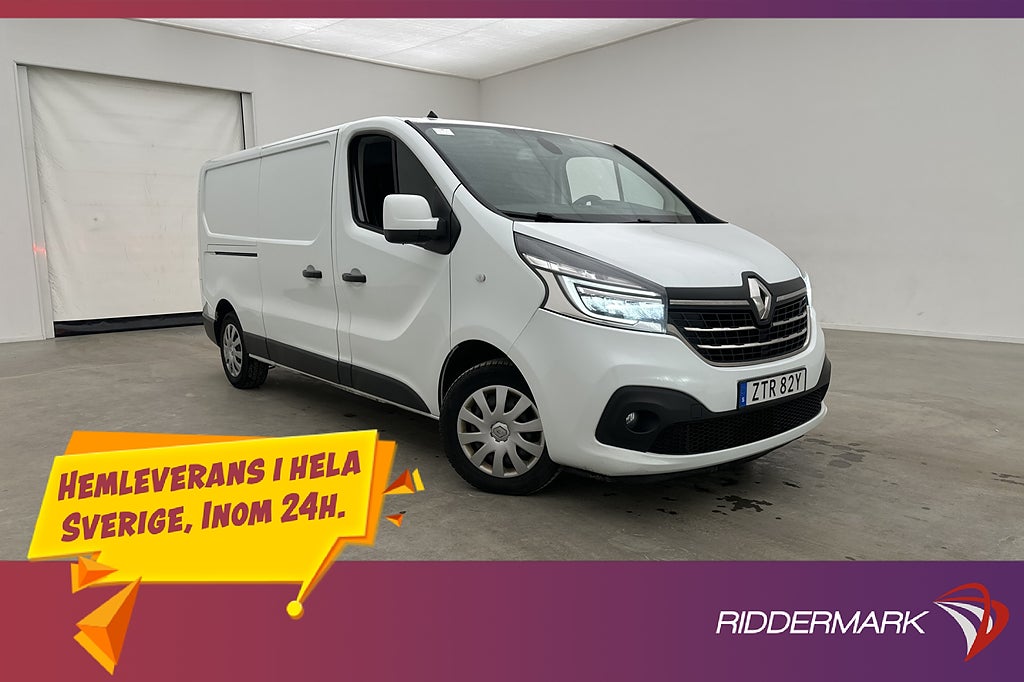 Renault trafic L2 2.0dCi Värm Drag LED Kamera 2xDörrar Moms