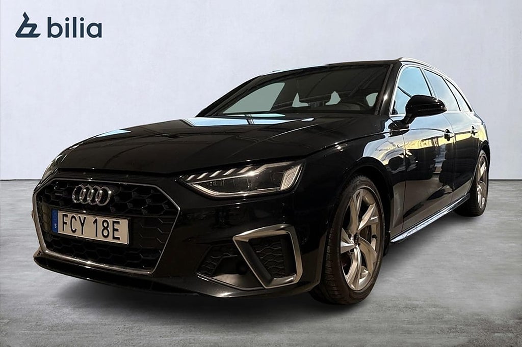 Audi A4 Avant 40 TFSI quattro Q S-LINE 204hk Dragkrok Värmare