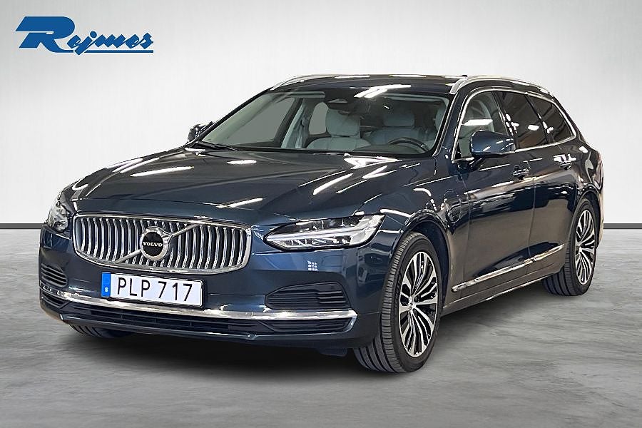 Volvo V90 Recharge T6 Core Edition DRAGKROK/Läder/100% Batteri