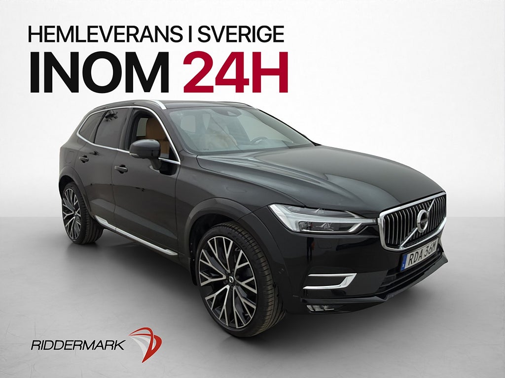 Volvo XC60 T5 AWD Inscription Pano Läder 360° Värm Navi BLIS