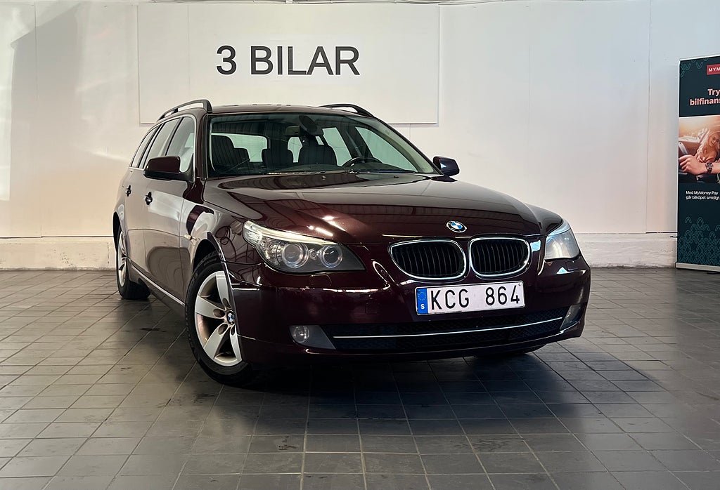 BMW 520 d Touring Skinn PDC 2 Ägare Fullservad Facelift