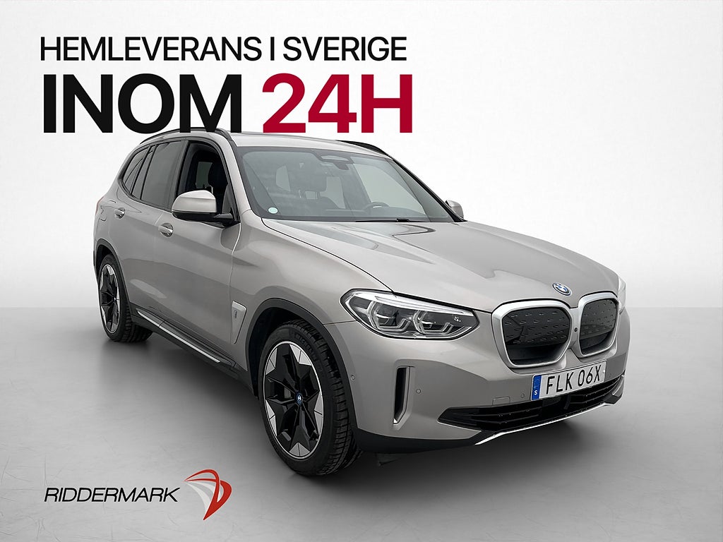 BMW iX3 286hk HUD Pano Dragkrok 360° HUD CarPlay