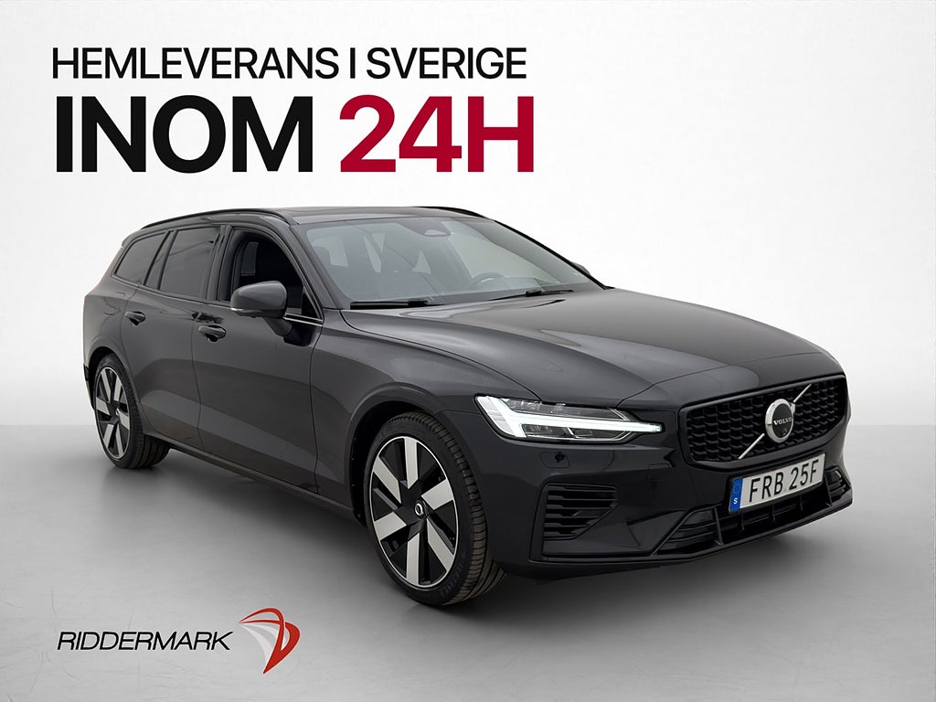 Volvo V60 Recharge T8 AWD Ultimate Panorama HUD H/K Värmare