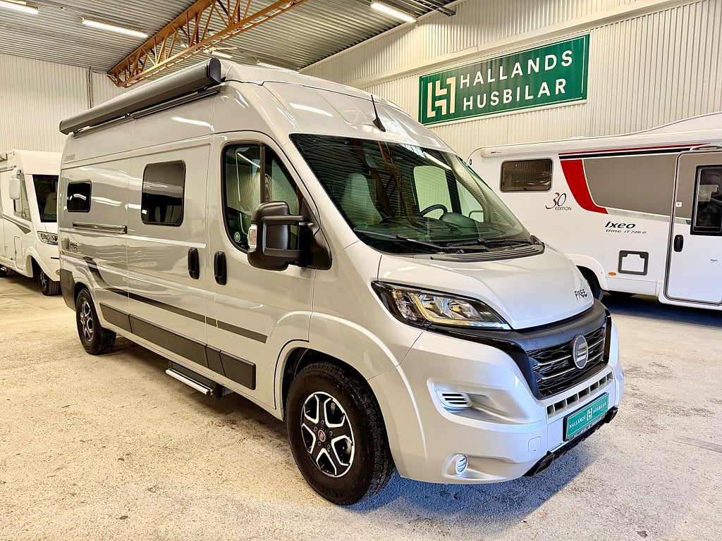 Hymer Free 602 Långbädd 5-bädd POP-UP-TAK Automat 1 ägare Längd: 5.99