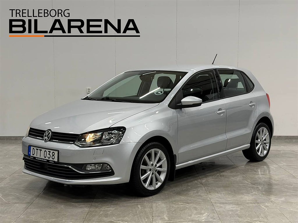 Volkswagen Polo 5-dörrar 1.2 TSI BMT DSG Sekventiell, 90hk, 1 Ägare