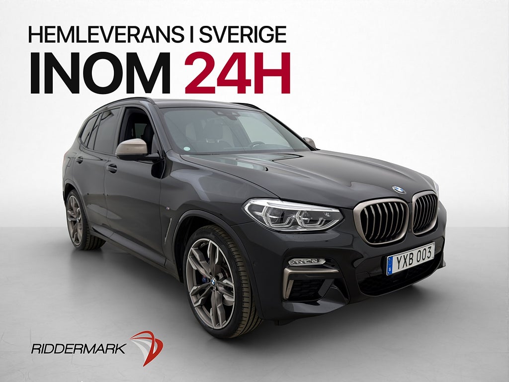 BMW X3 M40i 354hk M Sport Innovation Pano H/K 360 Värm HuD
