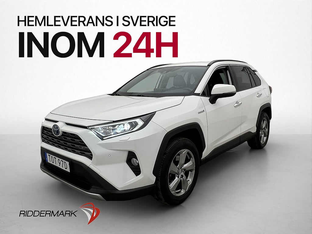 Toyota RAV4 Hybrid AWD 222hk B-Kamera Drag Skinn Elstol