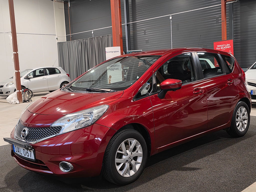 Nissan Note 1.2 Ny servad 360 kamera dödavinkelvarnare keyless  