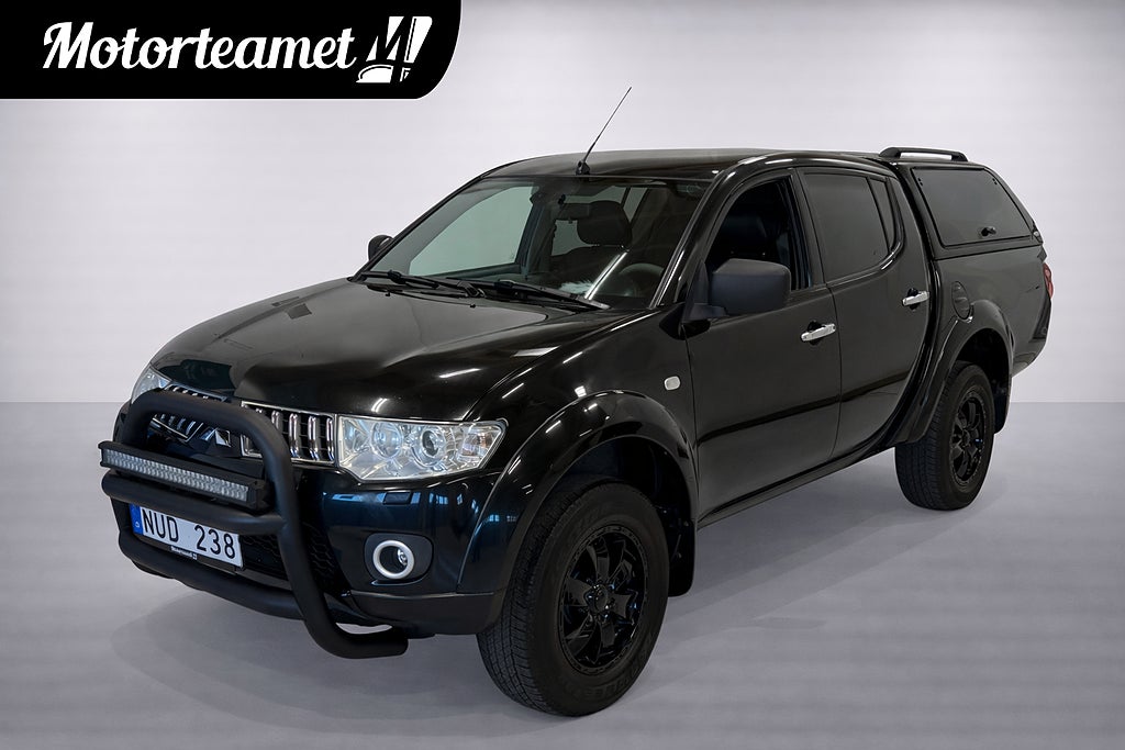 Mitsubishi L200 Dubbelhytt 2.5 4x4 Skinn Kåpa Drag Diff Nyservad