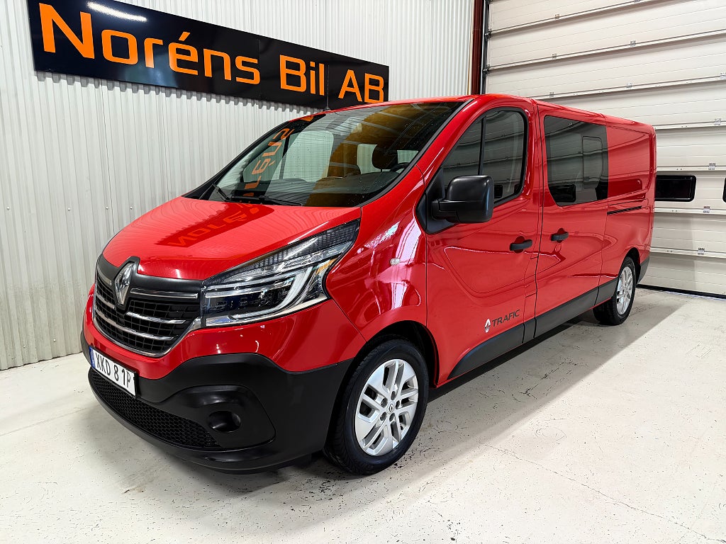 Renault trafic 2.0 dCi 145HK AUTOMAT 5-SITSIG DUBBELHYTT Euro 6