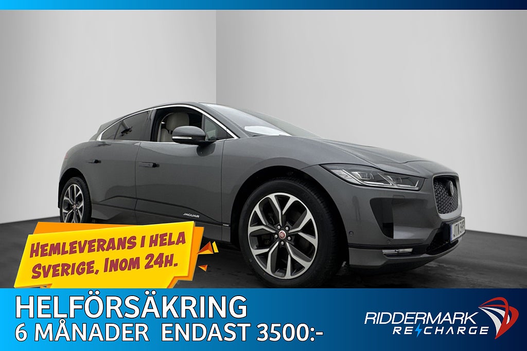 Jaguar I-Pace EV400 AWD HSE Pano Meridian Luftfjädring HUD