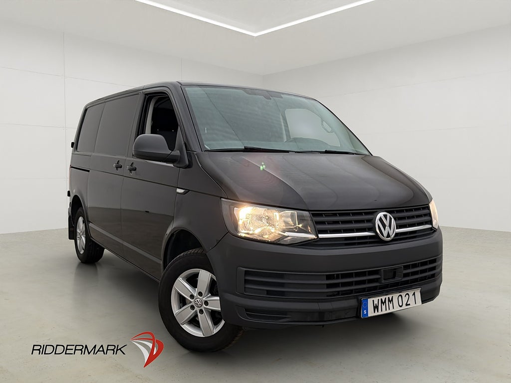 Volkswagen Transporter 150hk Värmare PDC 3-Sit Dragkrok Moms