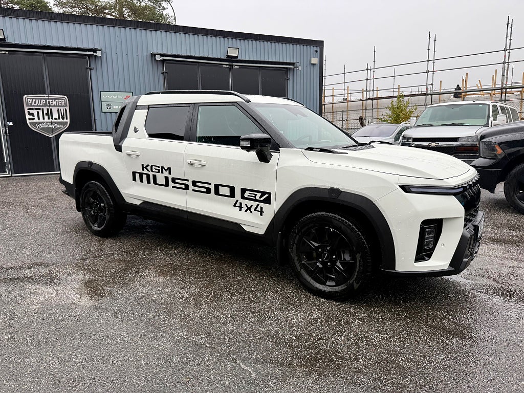 KGM Musso EV 4x4 Blackline 80,6kwh inkl vagnskadegaranti