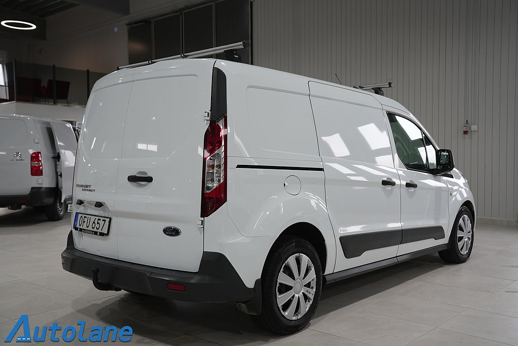 Ford transit Connect 230 LWB 1.5 TDCi Inredning,Drag,3-sits,120hk