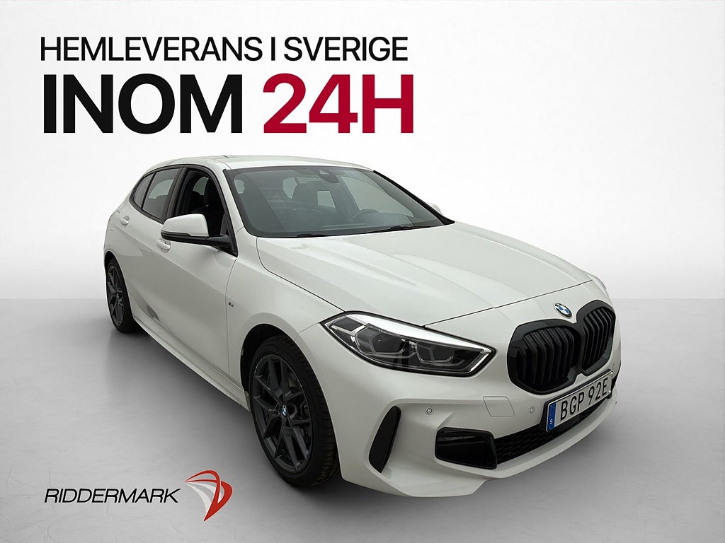 BMW 118I 136hk M Sport Cockpit Sensorer CarPlay Farthållare