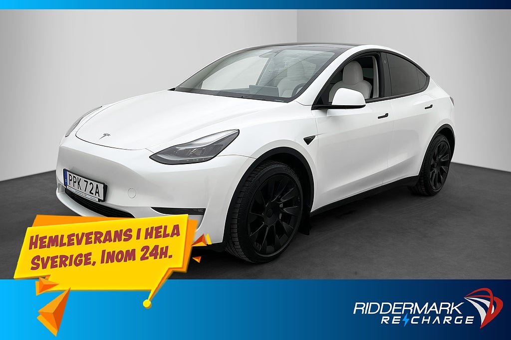 Tesla Model Y Long Range AWD Autopilot Ljus interiör Sv.Såld