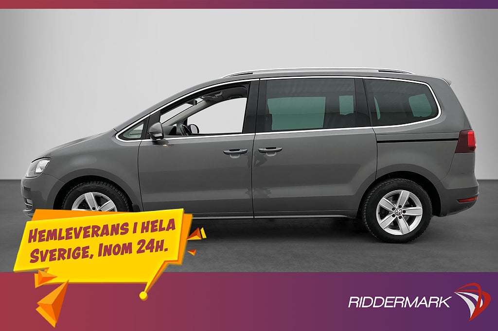 Volkswagen Sharan 2.0 TDI 4M GT Värmare Kamera Drag El-dörr