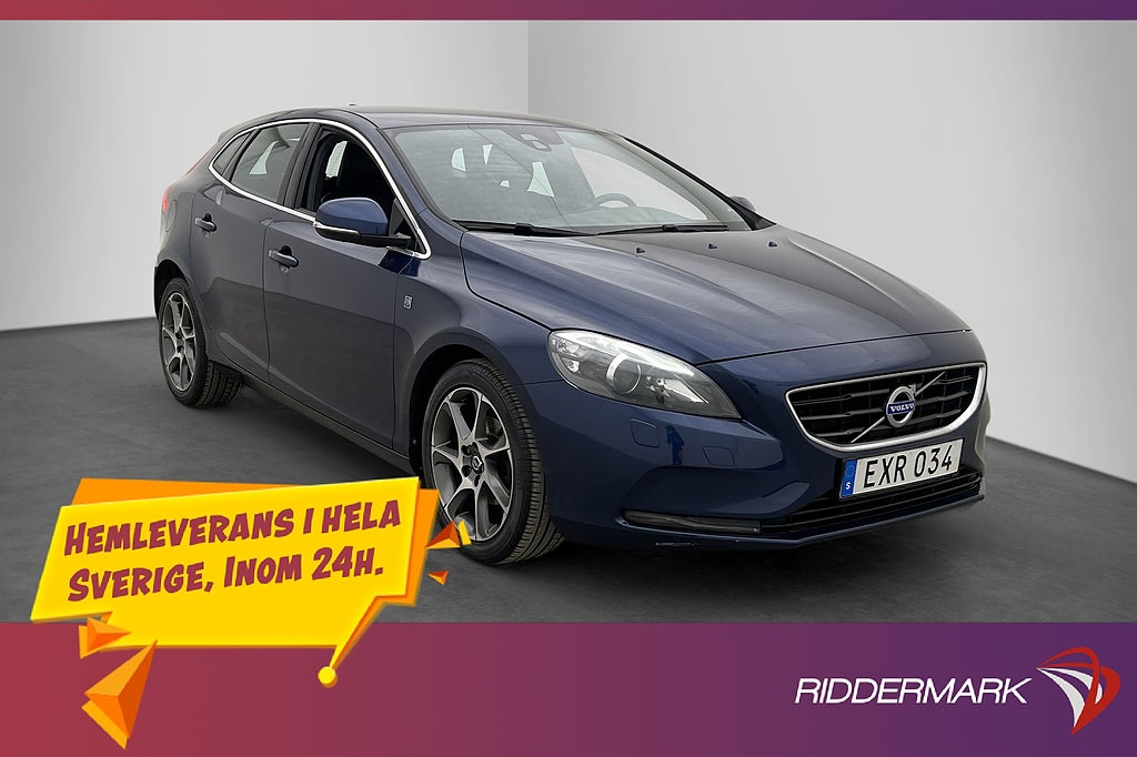 Volvo V40 D2 115hk Ocean Race Skinn Värmare Dragkrok