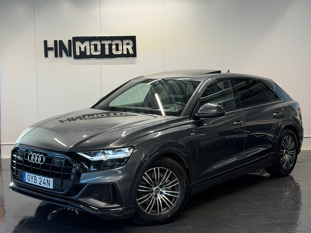 Audi Q8 50 TDI Quattro S Line |PANO|B&O|HuD|CockPit|1Ägare|