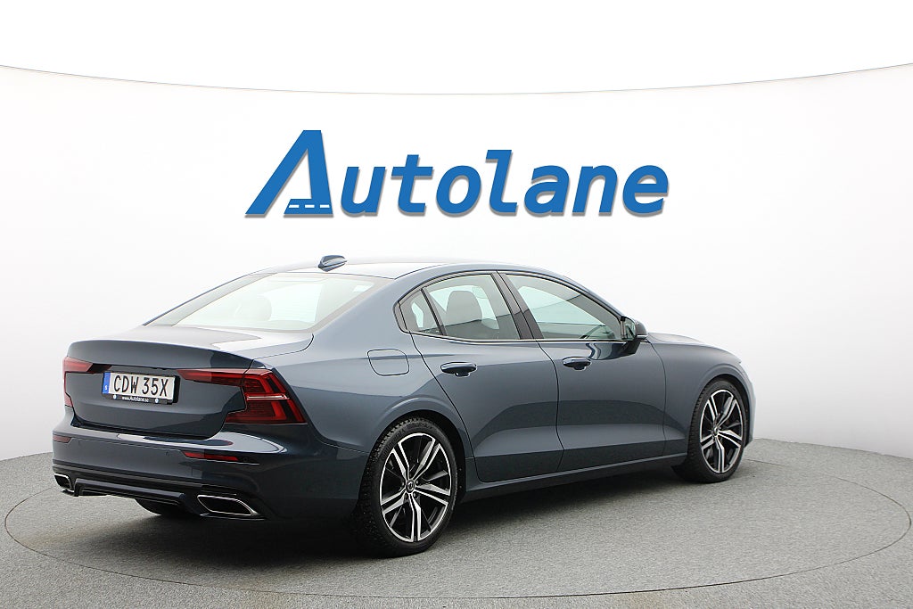 Volvo S60 T5 R-Design, B-Kamera, Skinn, Carplay, 20", 250hk