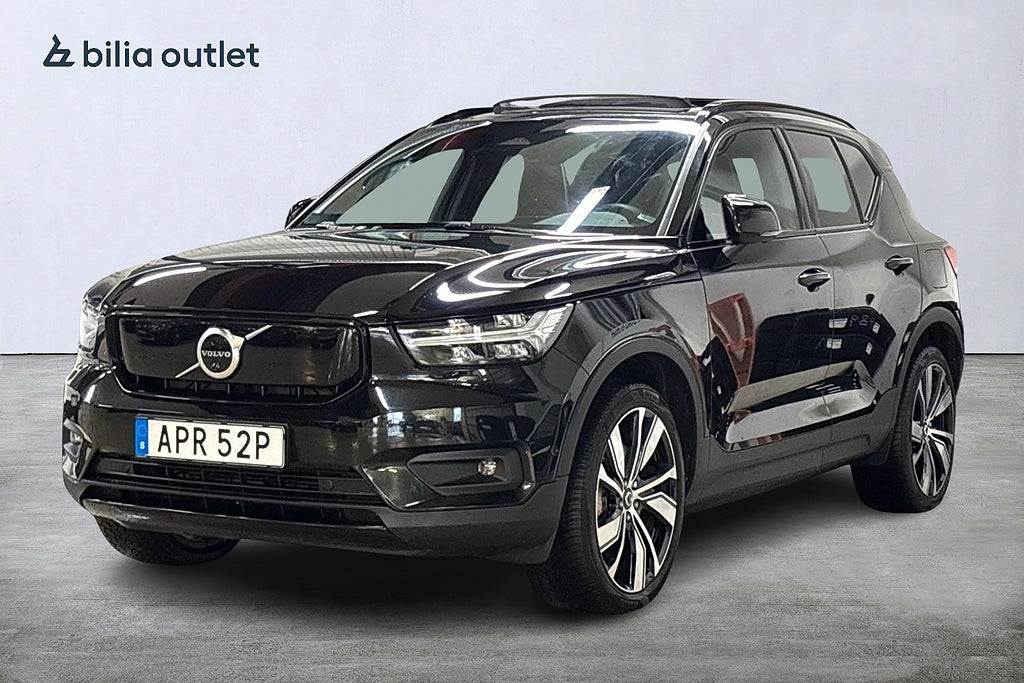 Volvo XC40 Recharge Pro 231hk Panorama Navi H/K Värmepump 360°