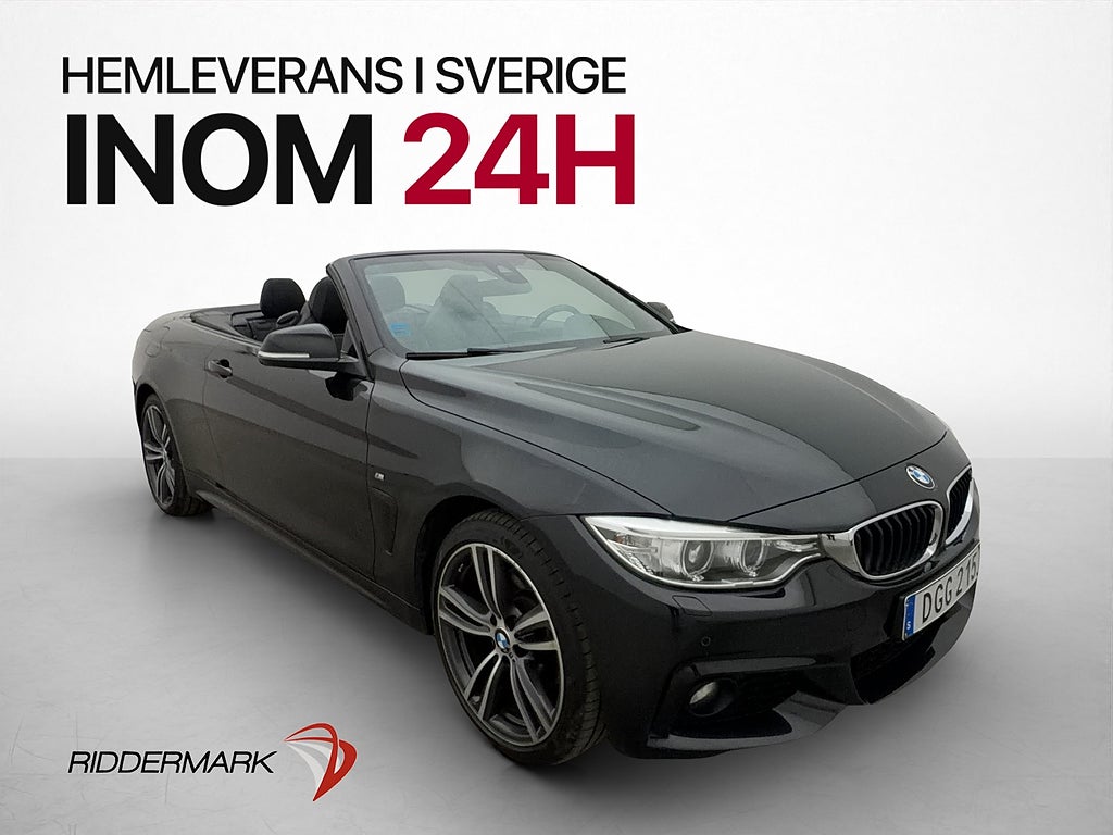 BMW 430 i xDrive Convertible M Sport H/K Navigation Skinn