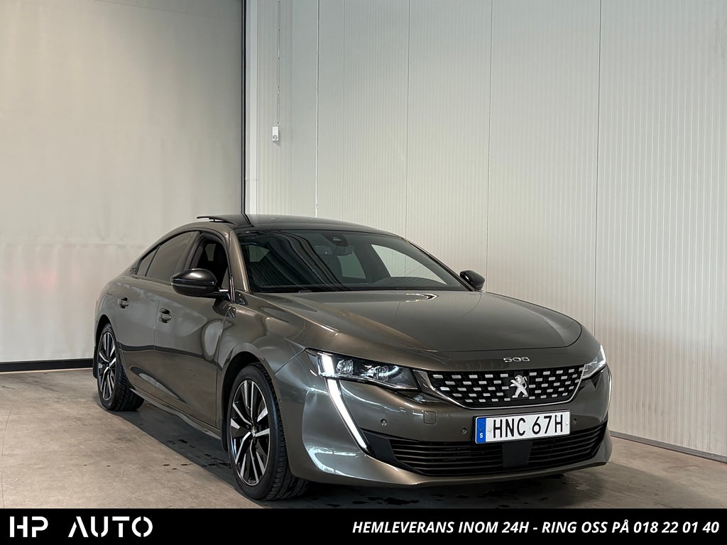Peugeot 508 1.6 225hk GT-Line Drag Pano Elstolar Skinn S&V-hjul