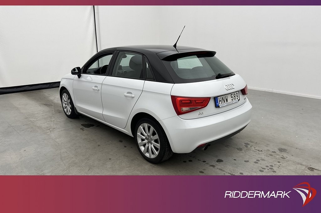 Audi A1 Sportback 1.2 TFSI 86hk Nyservad 0,51l/mil