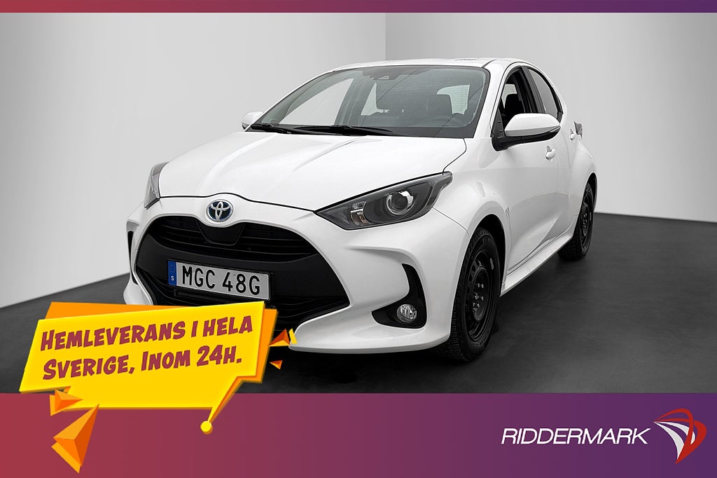 Toyota Yaris Hybrid 116hk Active MOMS Kamera Rattvärme