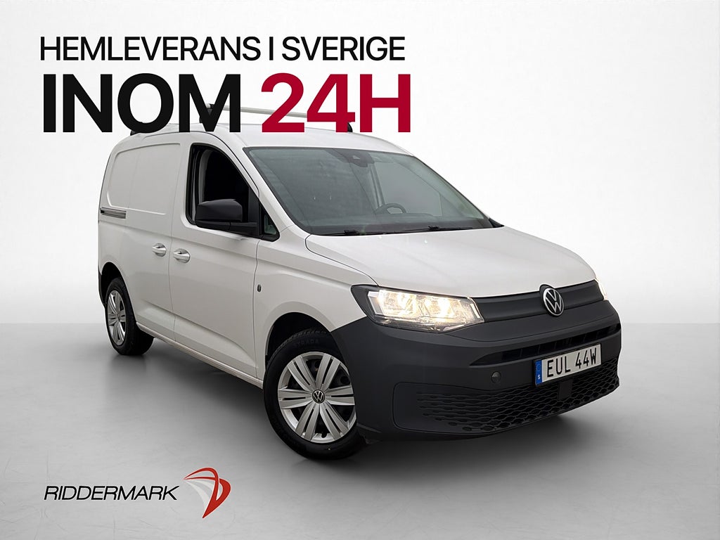 Volkswagen Caddy Cargo Värmare Drag B-Kamera CARPLAY Moms