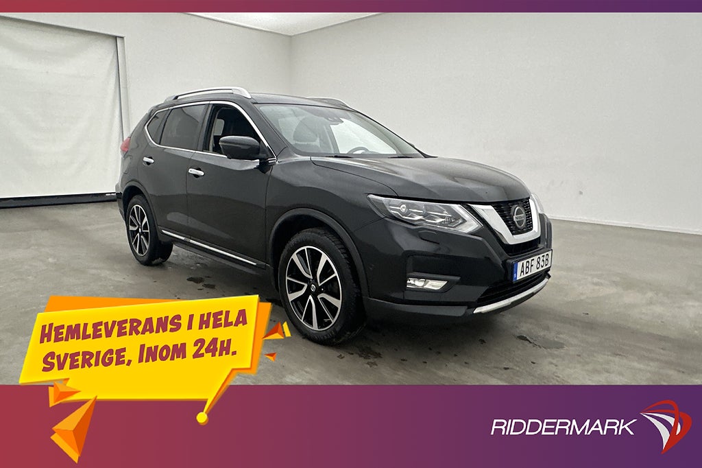 Nissan X-Trail 150hk Tekna BOSE M&K-Värmare 360° Navi Skinn