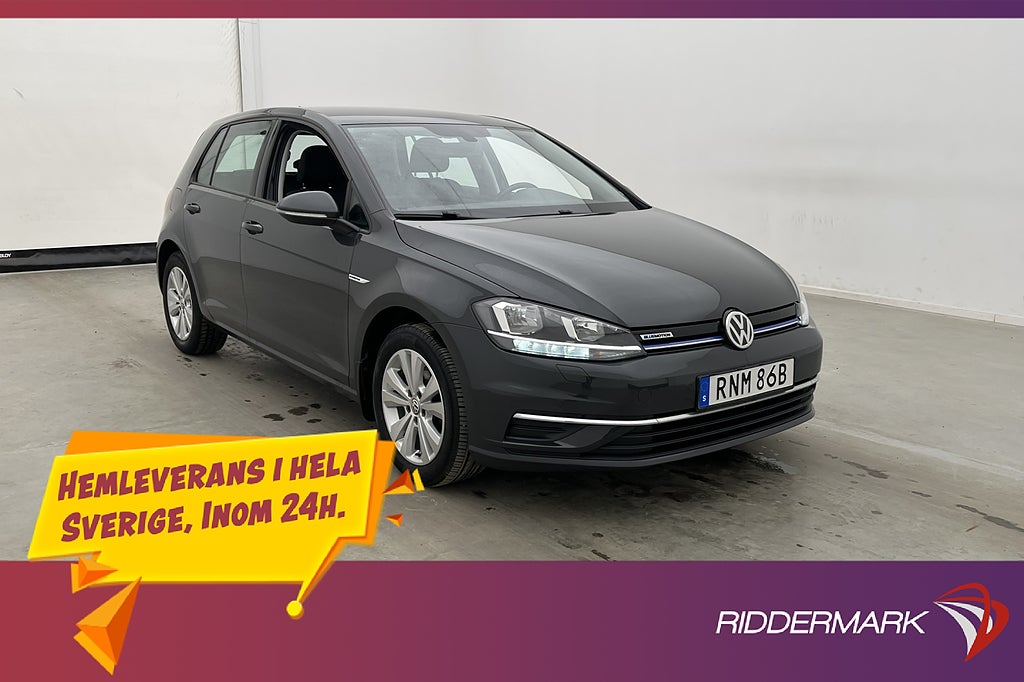 Volkswagen Golf 1.5 TGI 130hk CarPlay VÄLSERVAD!